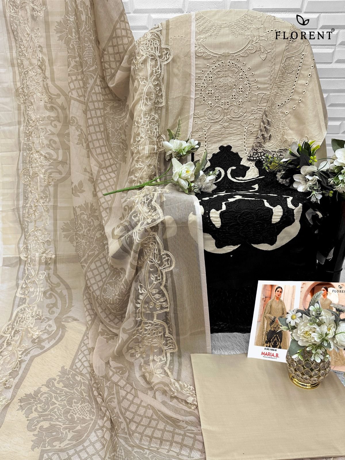 Hit Deisgn of Maria B Premium Embroidered 25-2 FLORENT
