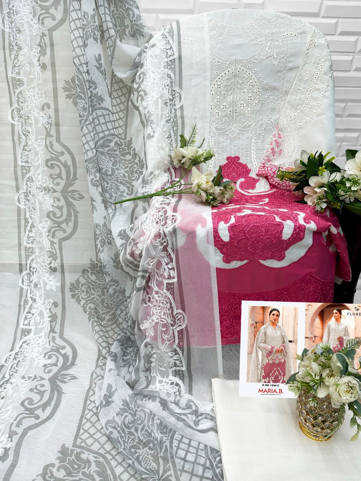 Hit Deisgn of Maria B Premium Embroidered 25-2 FLORENT - Image 3