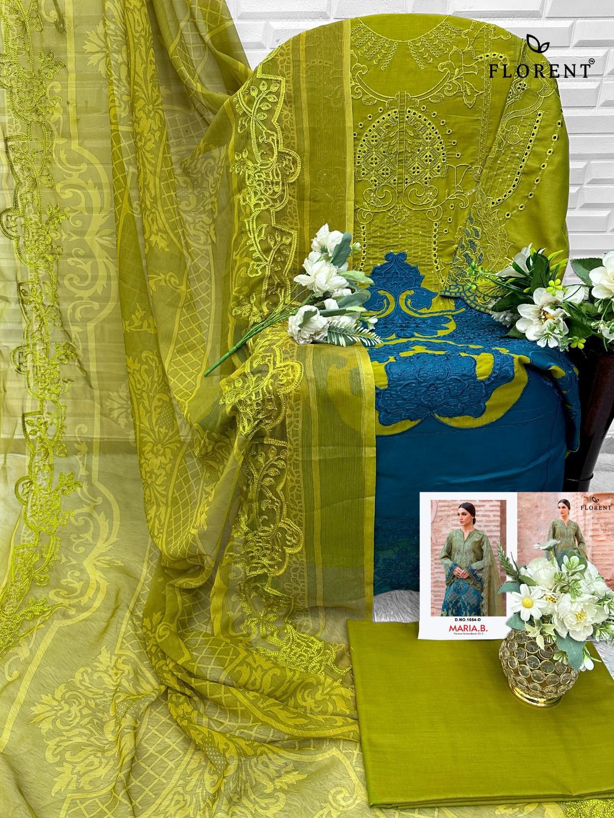 Hit Deisgn of Maria B Premium Embroidered 25-2 FLORENT - Image 4