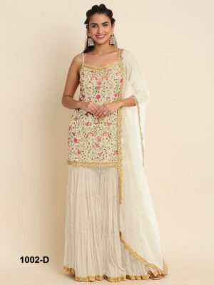 Semi-Stitched Designer Suit (Material)