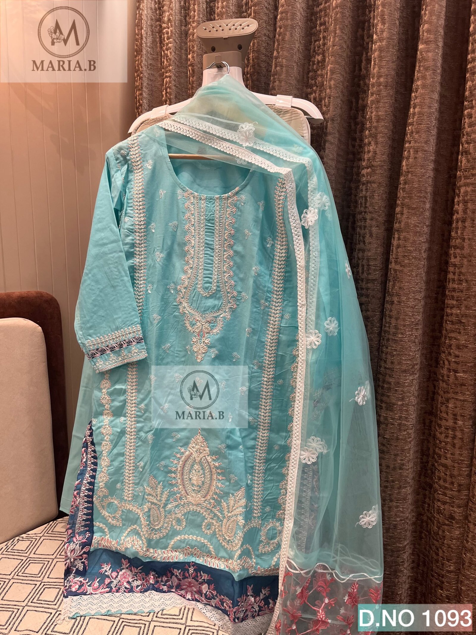 FULL STITCHED COTTON TOP WITH HEAVY EMBROIDERY WORK