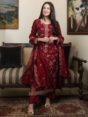 WOMEN'S PURE VICHITRA SILK KURTA SET'S