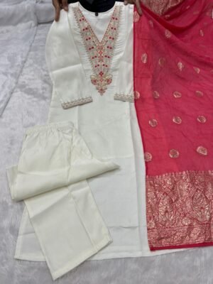Alternative view of New Designers Kurti Pent Dupatta Set