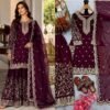 Launching New Đěsigner Party Wear Look Pur GMY SILK Top Plazzo & Dupatta Set