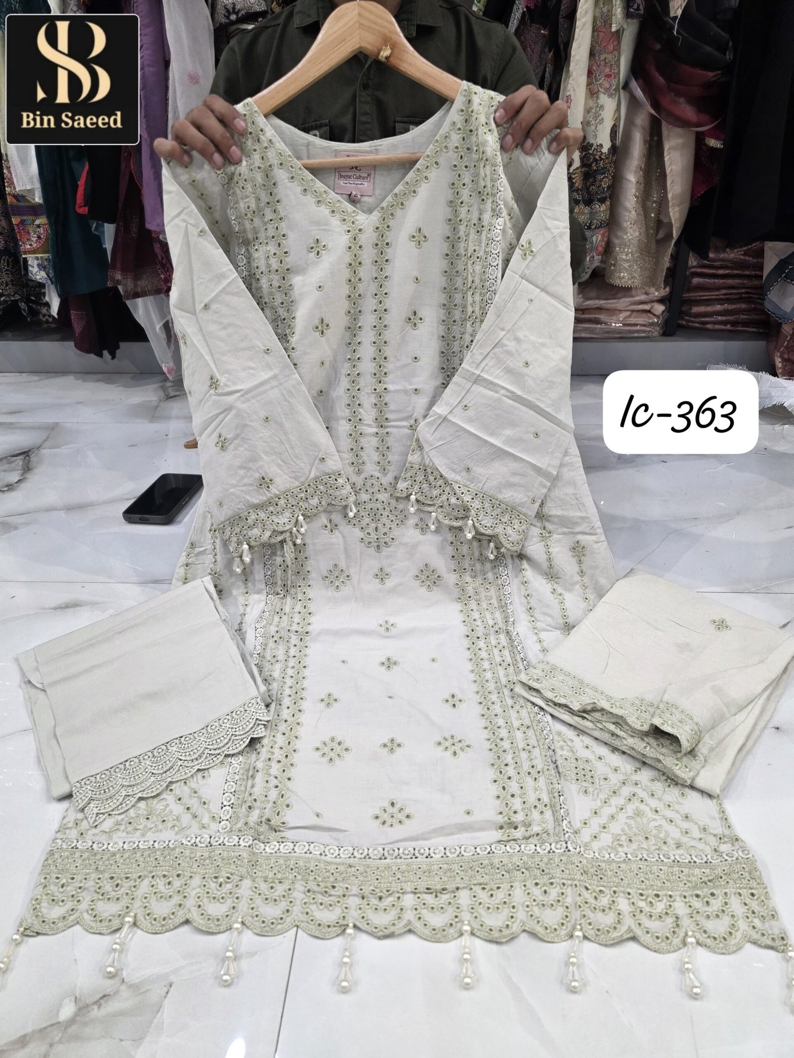 BIN SAEED PRESEND NEW SERIES OF READYMADE ORIGINAL SUITS - Image 5