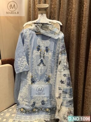 Alternative view of CHIKANKARI COTTON STITCHED (INNER STITCHED) WITH STITCHED COTTON BOTTOM WITH KOTA CHEX EMBROIDERY DUPATTA