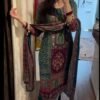 Elegant Digital Print Set with Real Mirror Work