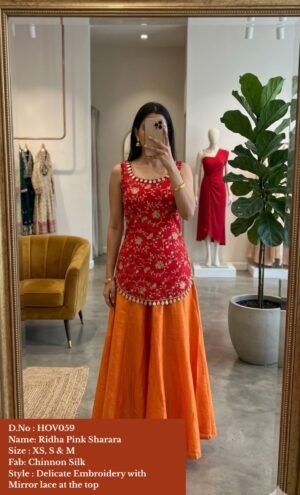 Ridha Pink Sharara
