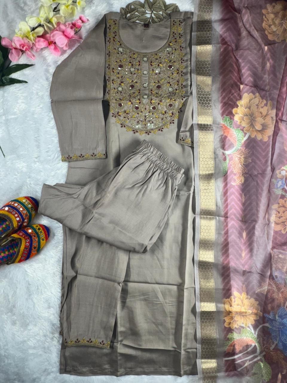 Launching New Designers Kurti Pent Dupatta Set