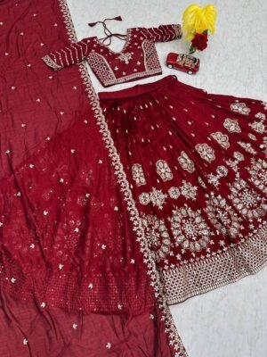 Alternative view of AK Fashion is Launching Embroidered Lehenga Choli