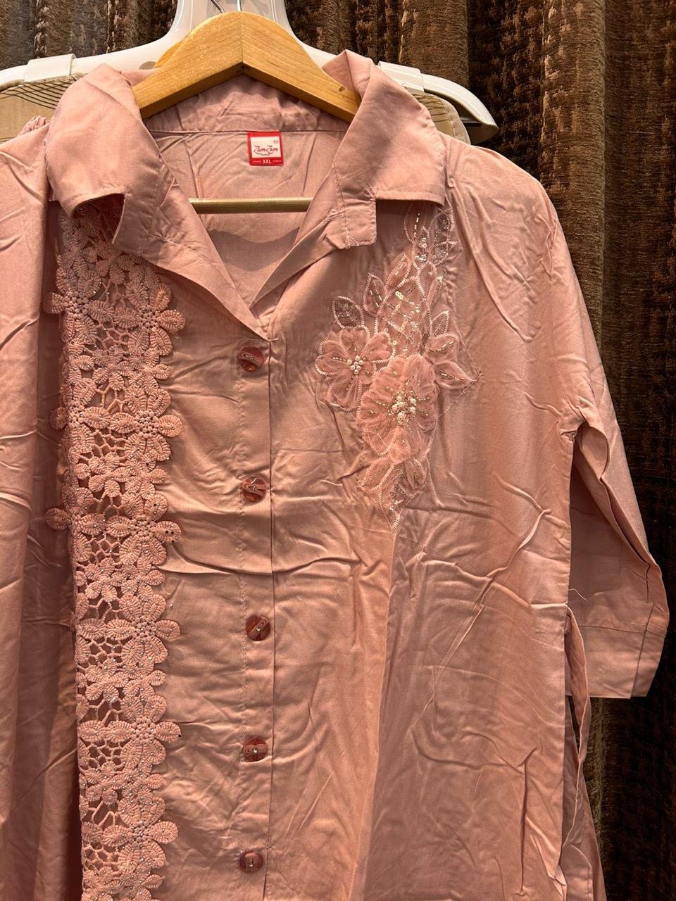Material rayon wid embroidery - Image 2