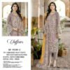 chiffon Heavy  with heavy embroidery with Hand Khatli & Cut Work