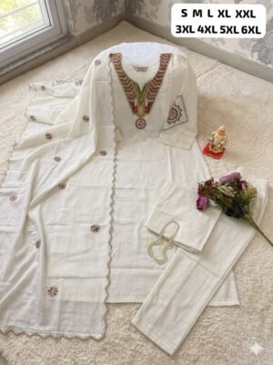 Festive Elegance: The Muslin Mira Set