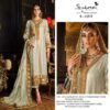 FOX GEORGETTE EMBROIDERED WITH HANDWORK, DAIMOND AND ZARKAN