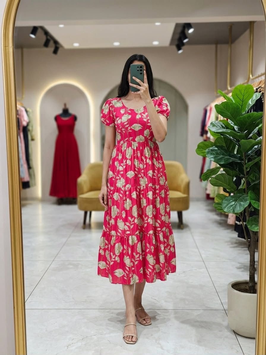 Introducing Our Soft Cotton Maxi! Crafted with soft fabric, it’s your go-to outfit for twirling at any celebration. Embrace elegance and grace effortlessly. - Image 5