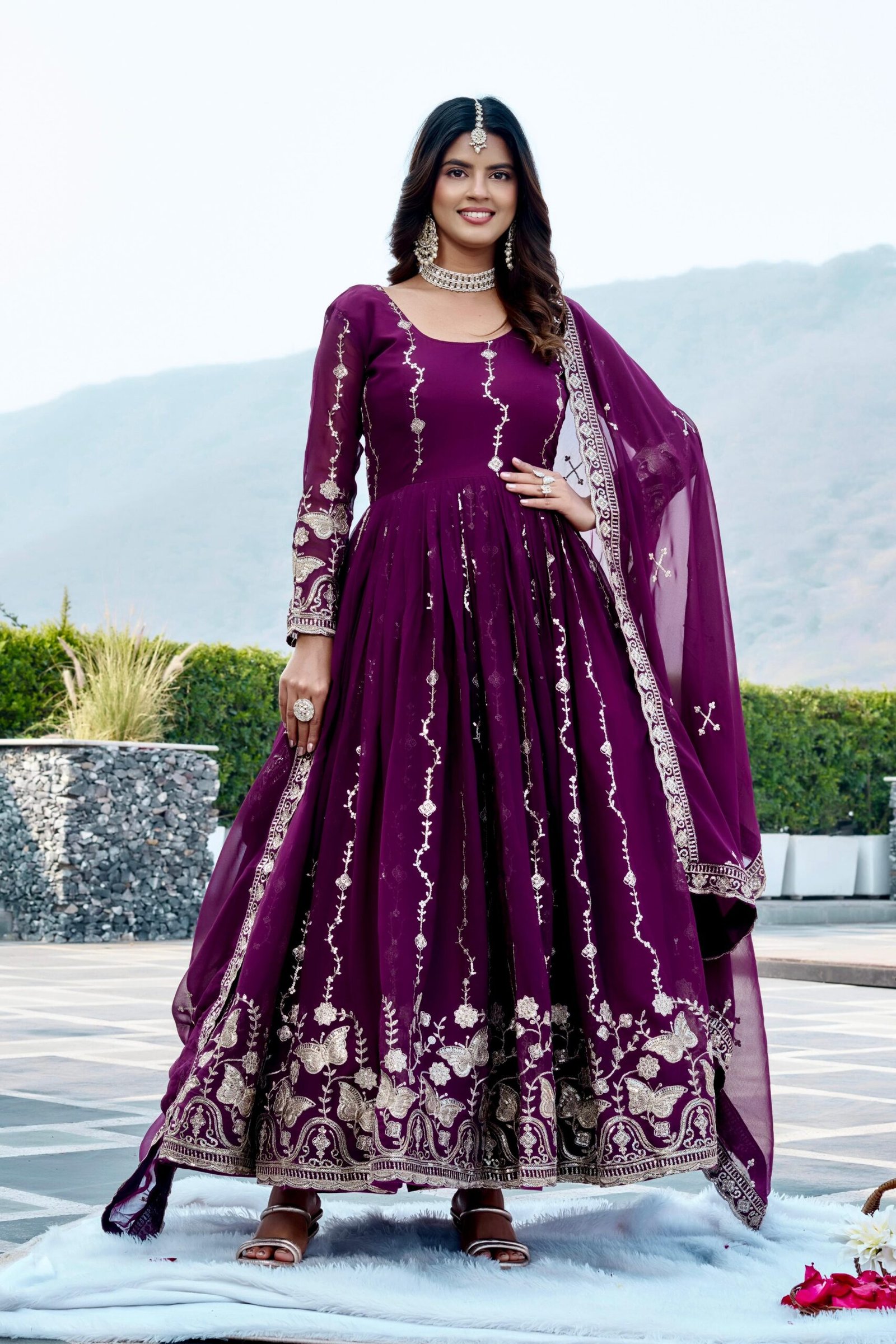 AK Creation is Launching New Festival Long Gown & Duptta - Image 3