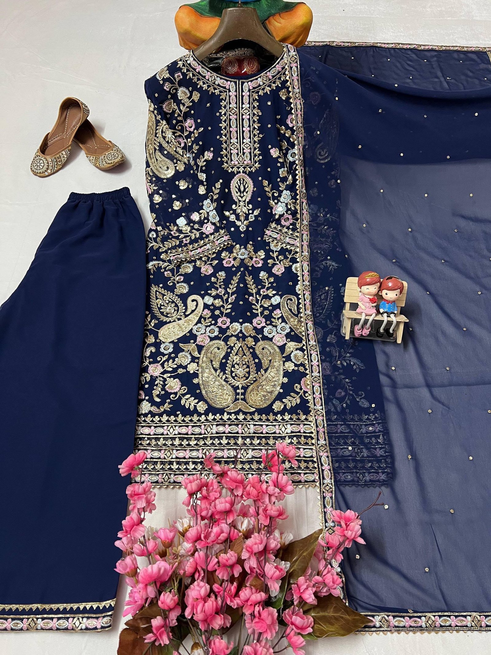 ENHANCE THE BEAUTY OF YOUR WARDROBE WITH THIS NEWLY LAUNCHED KURTI-PLAZZO SET - Image 2