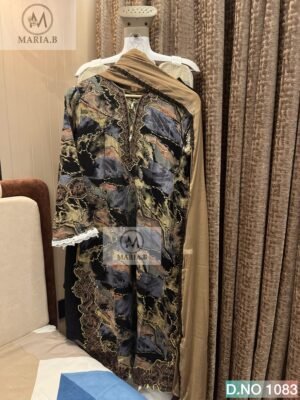 FULL STITCHED RAYON PRINTED WITH EMBROIDERY NECK/SLEEVES AND DAMAN WITH CUTWORK/TUSSELS