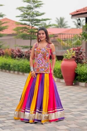 AK Creation is Launching Navratri Special Gamathi Work Lehenga choli