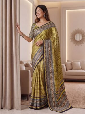 Designer handwork Saree