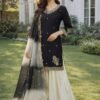 PRESENTING 3 PIECE STYLISH TOP, PLAZAA AND DUPATTA WITH BEAUTIFUL EMBROIDERY SEQUENCE WORK