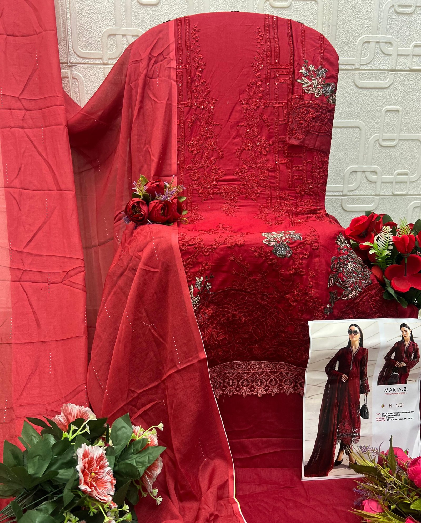 COTTON WITH CHIKANKARI EMBROIDERED - Image 2