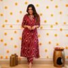 Get festive ready with our new Kurta pant sets with beautiful neck Embriodrary detailing  colours