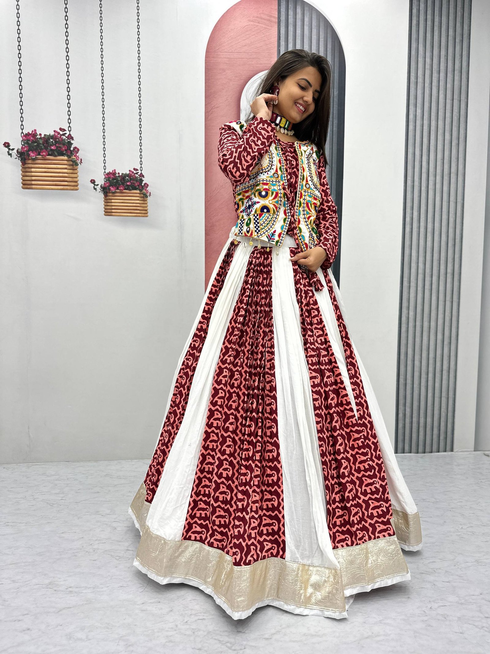 AK Creation is Launching Navratri Special Pure Cotton Lehenga Choli