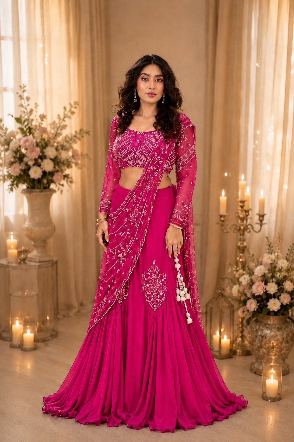 PRINCESS CHARM LEHENGA SAREE β FESTIVE SPECIAL COLLECTION AK 9338