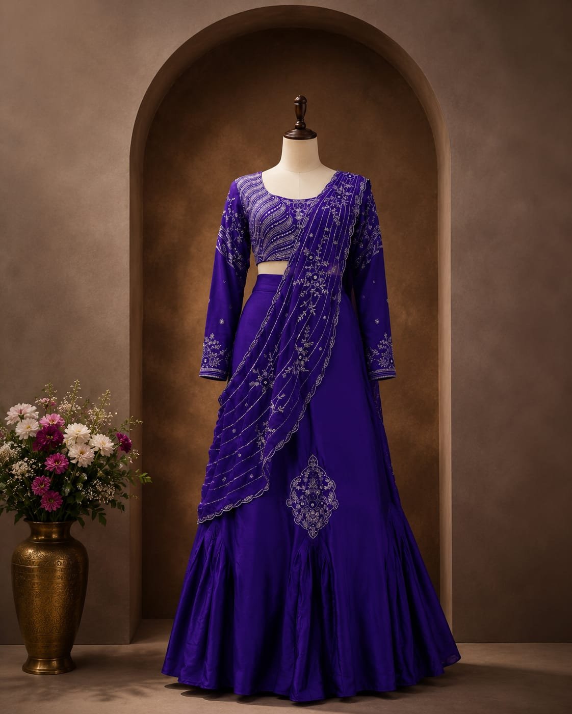 PRINCESS CHARM LEHENGA SAREE β FESTIVE SPECIAL COLLECTION AK 9338 - Image 4