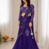 Get festive ready in our new Trending Stylelish Lehenga Choli   set  With Embroidery Work detailing.