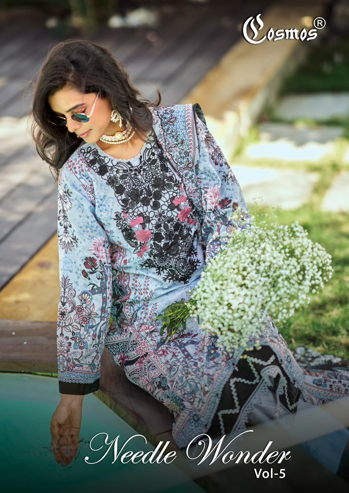 lawn cotton beautiful Embroidered collection with pure mal mal cut work duppta