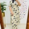 Designer Co-Ords set in Aline kurti digital print paired with Ankle length pant giving perfect outfit and deliberate choice about your look.....