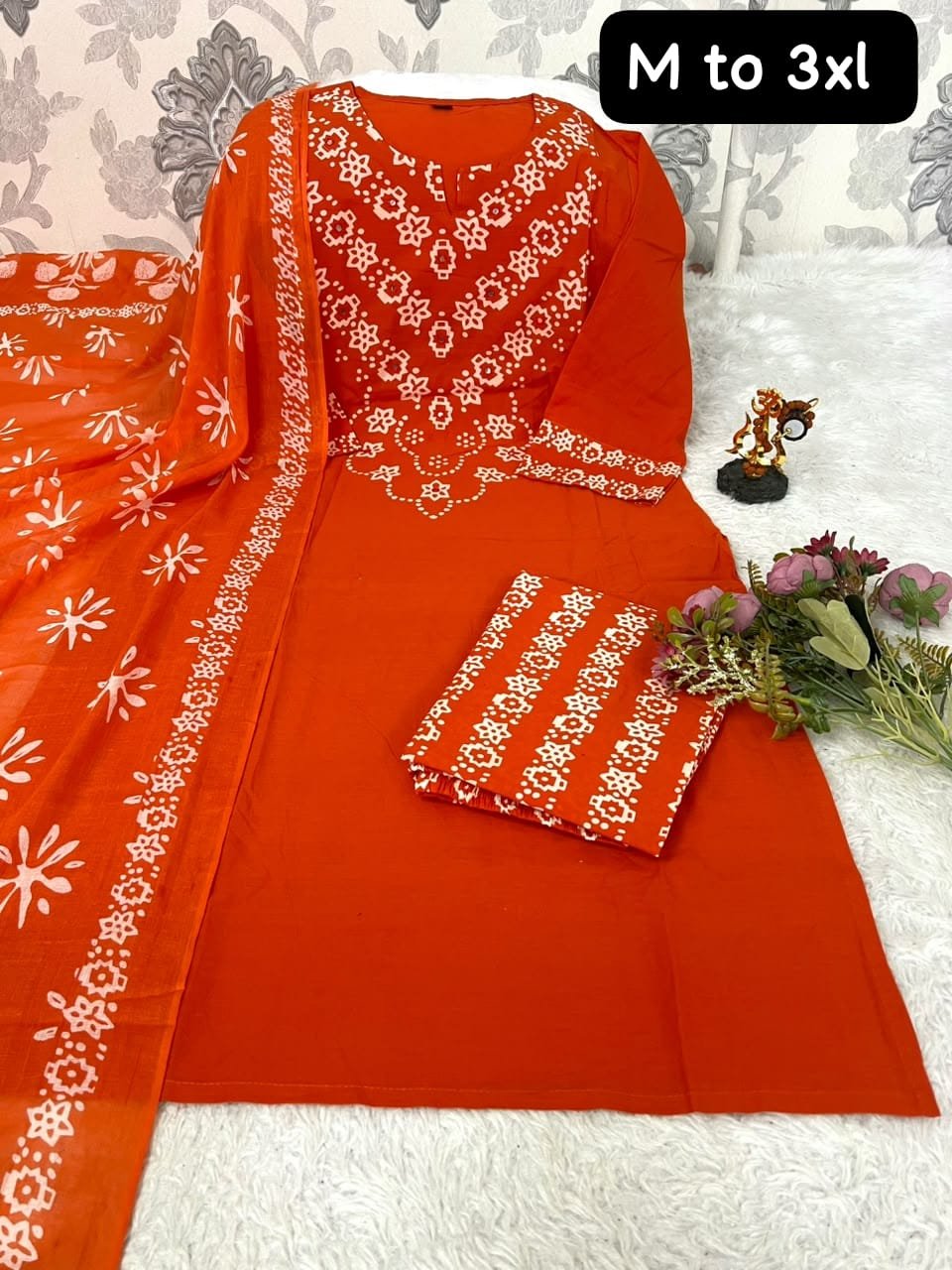 Looking to update your ethnic wardrobe? Check out this stunning Bandhani Suit Set—perfect for daily wear, office, or small gatherings - Image 3