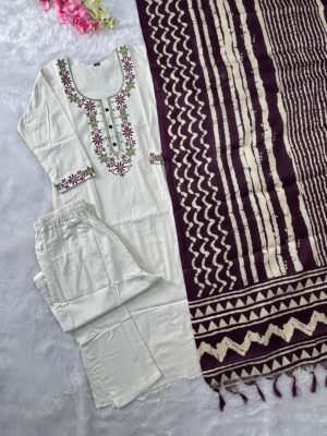 Alternative view of New Designers Kurti Pent Dupatta Set