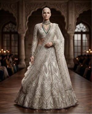 AK Launching 4 meter flared Premium Quality Soft Net Lehenga, Exceptional Quality with Can-Can and Canvas Layers, A Perfect Fusion of Glamour and Comfort