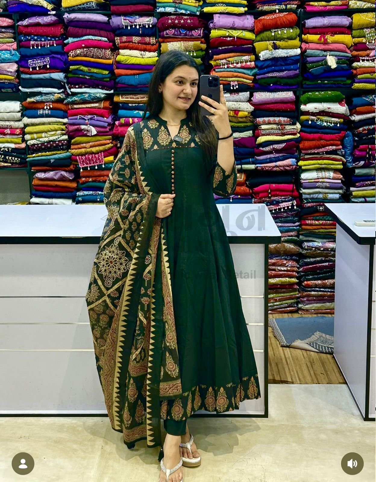 Look straight out of a dreamy movie set as you turn around and walk in this elegant flaired suit ! The perfect of traditional wear* - Image 5