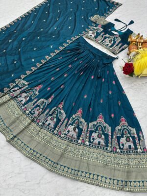 Alternative view of AK Creation is New Launching south  collection Lehenga Choli