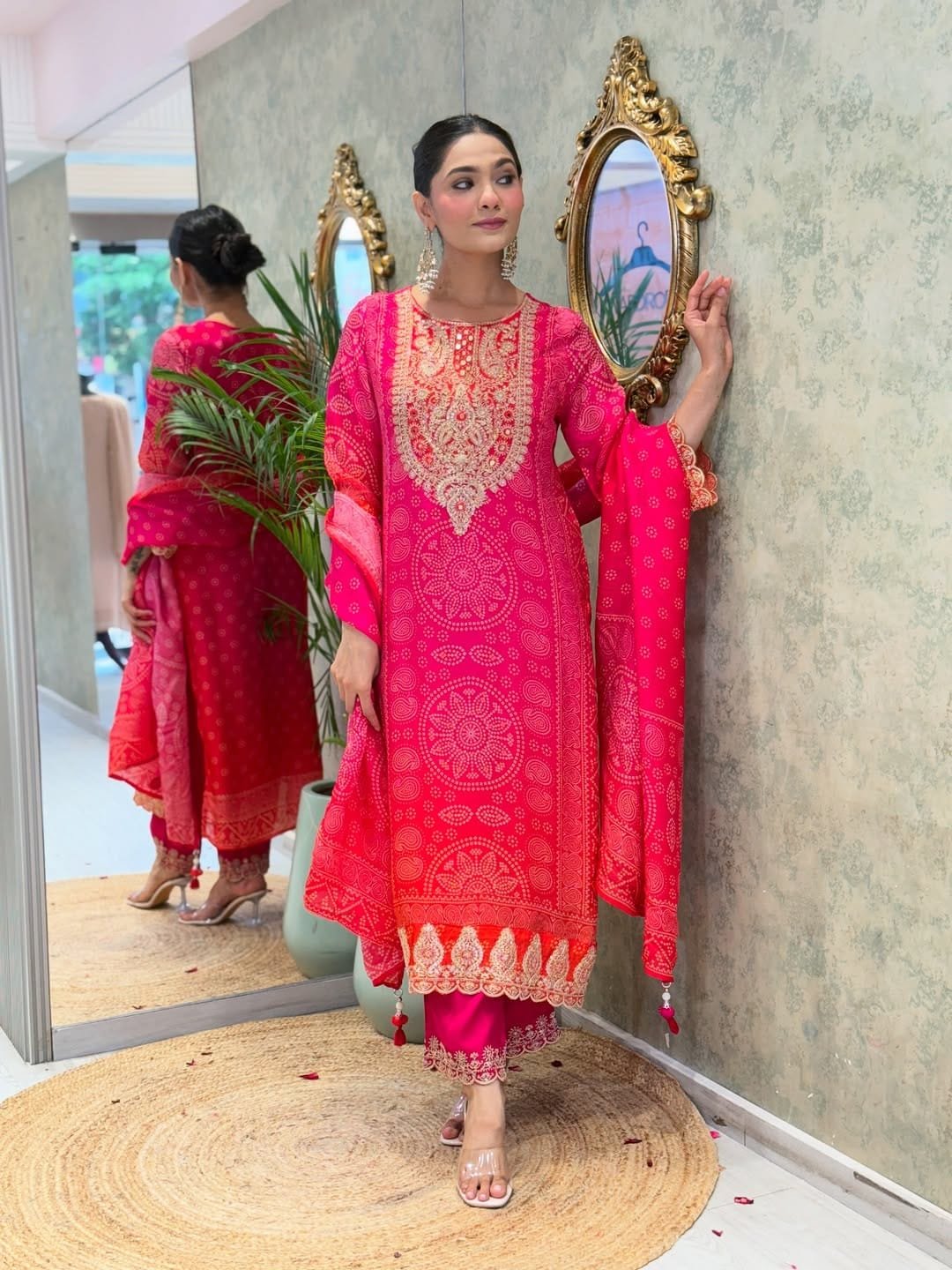 oday We are Launching Exclusively Festive & Party Wear Pure Chinnon