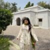 Heavy Pure Cameric Cotton .Fully Fancy Sleeves With Latkan