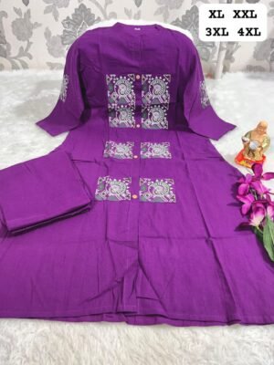 Alternative view of Launching Designer Co-erd set in *Aline kurti pattern paired with Ankle length pant