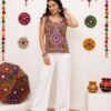 NAVRATRI SPECIAL MIRROR WORK TOP