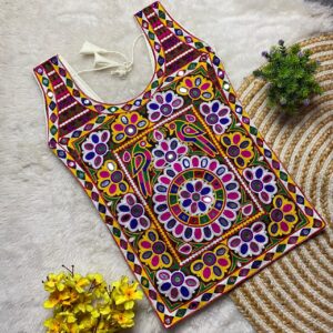 Alternative view of NAVRATRI SPECIAL MIRROR WORK TOP