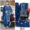 Heavy Pure Fox Georgette,Rayon And Cotton With Heavy Embroidered Very Beautiful Design And Sequence Work High Quality Material