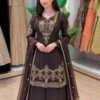 PRESENTING 3 PIECE STYLISH TOP, PLAZAA AND DUPATTA WITH BEAUTIFUL EMBROIDERY SEQUENCE WORK