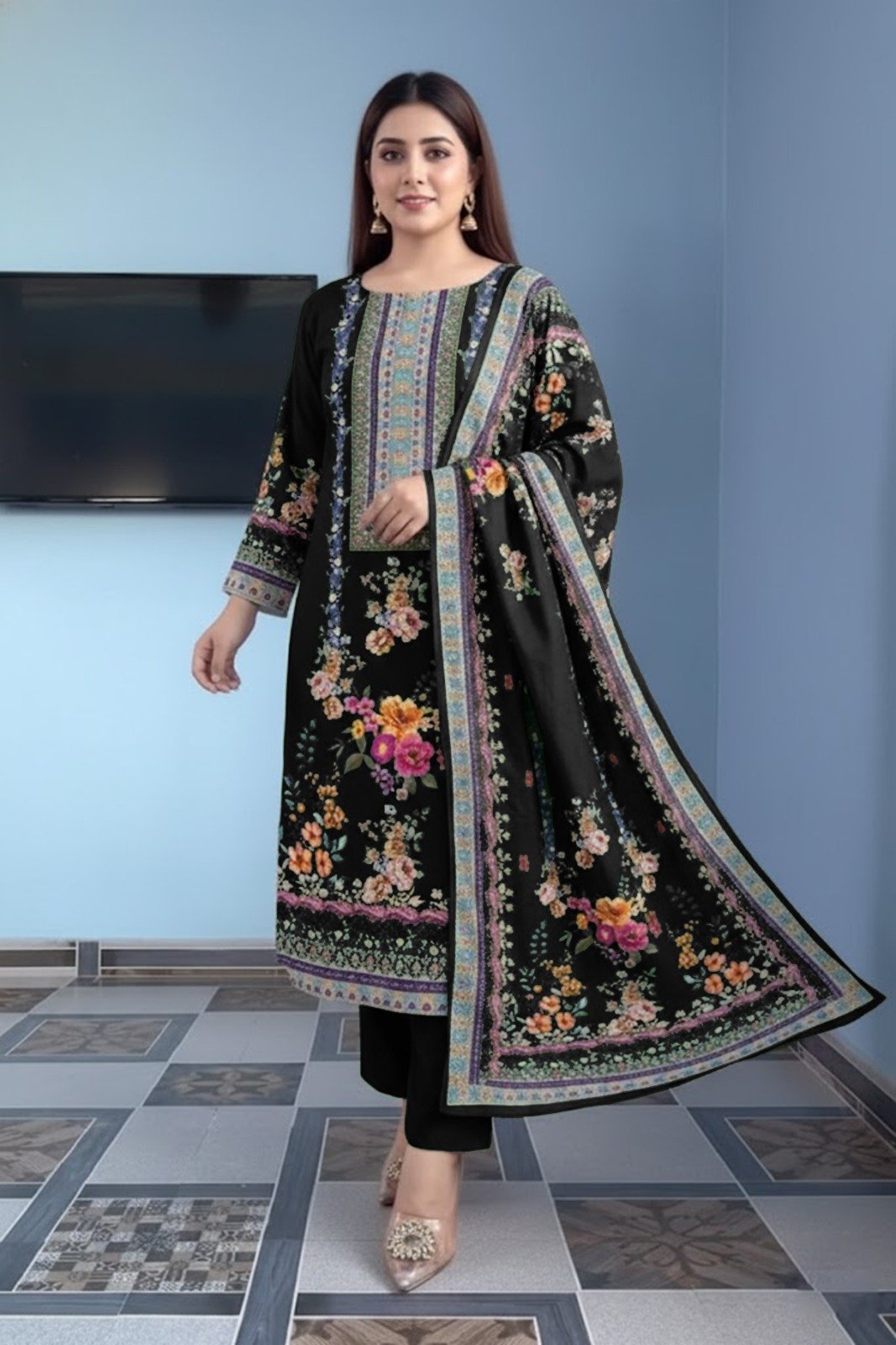this outfit is designed to provide both comfort and a high-fashion appeal.