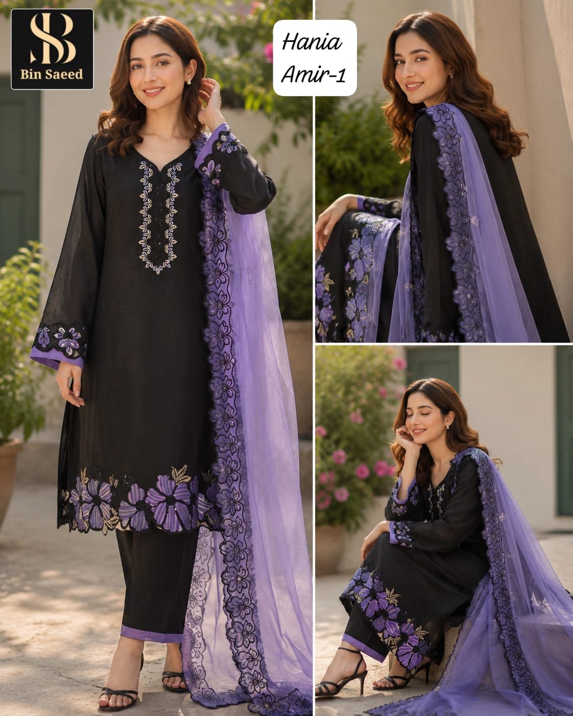 BIN SAEED PRESENT NEW SERIES OF PAKISTANI SUIT - Image 3