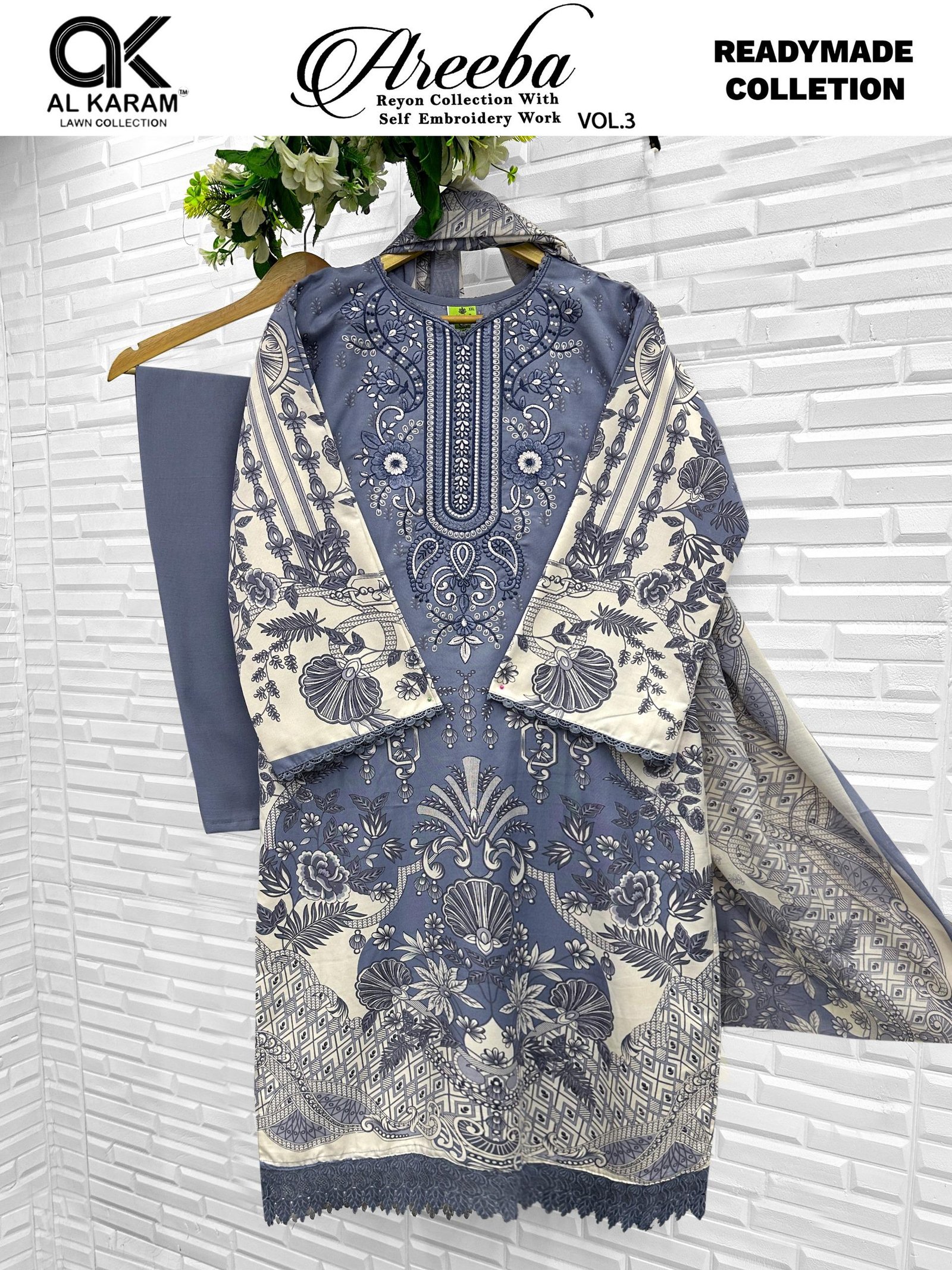 Pure reyon collection with soft cotton dupatta - Image 6