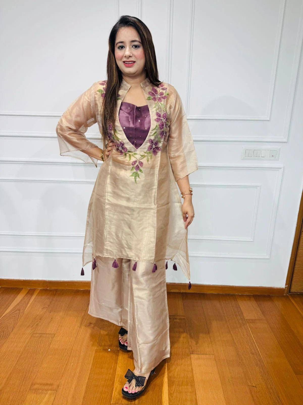 ENHANCE THE BEAUTY OF YOUR WARDROBE WITH THIS NEWLY LAUNCHED 3-PIECE KURTI SET - Image 3