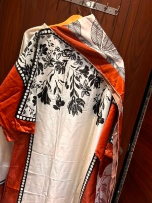 Alternative view of EXOUSTIQUE KAFTAN SET WITH DUPPATA
